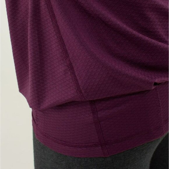 Lululemon C.Y.B Tank Plum Wee Space Plum Built-In Shelf Bra Size 4 - Picture 5 of 14